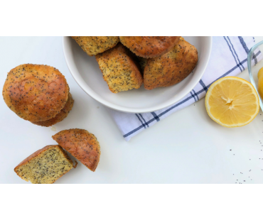 Low Carb Lemon Poppy Seed Muffins 4 Pack - Fresh Baked